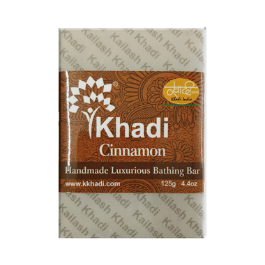 Khadi India Cinnamon Handmade Luxurious Bathing Bar