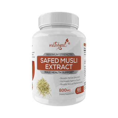 Natureal Safed Musli Extract 800mg Capsule