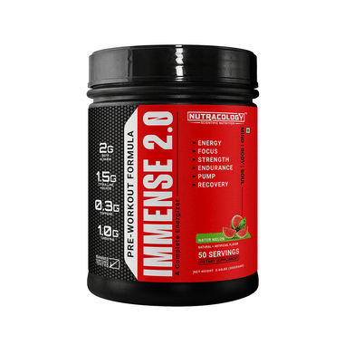 Nutracology Immense 2.0 Pre-Workout Formula Watermelon