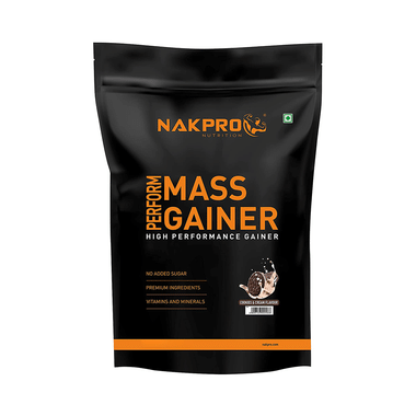 Nakpro Nutrition PERFORM MASS GAINER Powder Cookies & Cream