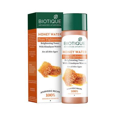 Biotique Honey Water Pore Tightening Brightening Toner With Himalayan Water