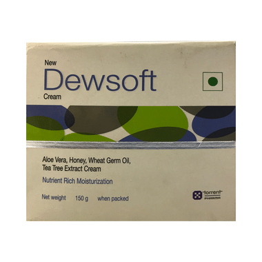 New Dewsoft Nutrient Rich Moisturiser Cream | With Aloe Vera, Honey & Tea Tree Extract