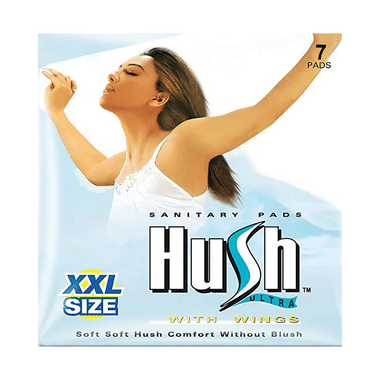 Hush Ultra Sanitary Pads With Wings 280mm