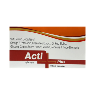 Acti + Softgel Capsule