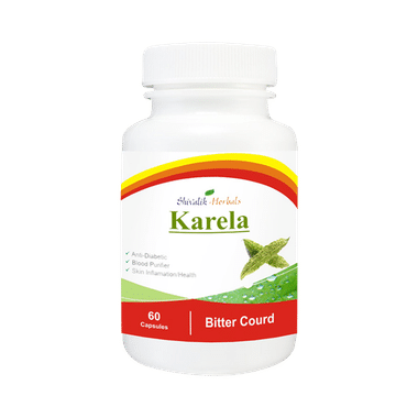 Shivalik Herbals Karela 500mg Capsule Pack Of 2