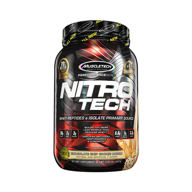 Muscletech Performance Series Nitro Tech Whey Isolate Chocolate Chip Cookie Dough