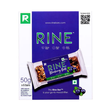 Rine On-The-Go Bar (50gm Each) Blueberry Bolt Omega 3