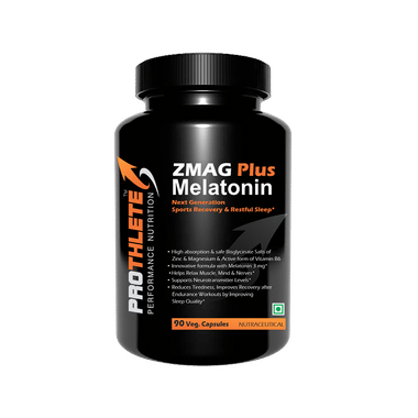 Prothlete ZMAG Plus Melatonin ZMA Restful Sleep Veg Capsule