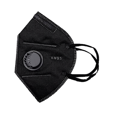 Kalor KN95 Anti-Pollution Face Mask Black With Breathing Valve