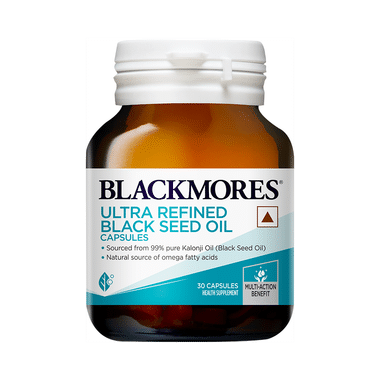 Blackmores Ultra Refined Black Seed Oil Capsule for Healthy Digestion & Boosts Immunity