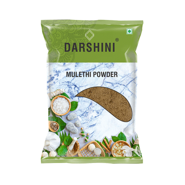 Darshini Mulethi Powder | Yashimadhu | Liquorice | Glycyrrhiza Glabra | Best For Hair And Skin Care