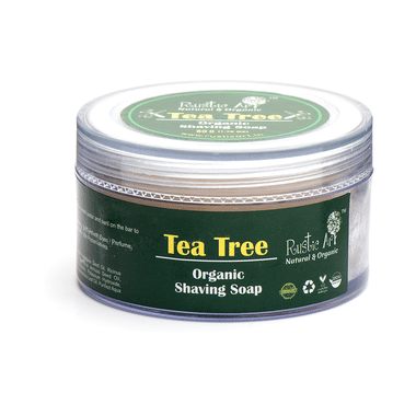 Rustic Art Tea Tree Organic Shaving Soap