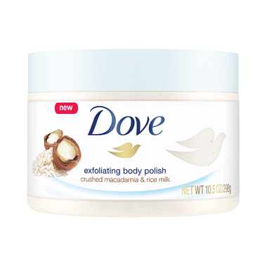 Dove Exfoliating Body Polish Crushed Macadamia And Rice Milk