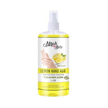 Mirah Belle Hand Rub Spray Sanitizer (1ltr Each) Lemon With Vitamin E