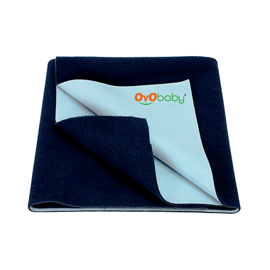 Oyo Baby Waterproof Bed Protector Baby Dry Sheet XL Dark Blue