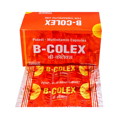 B Colex Capsule For Nutritional Deficiency