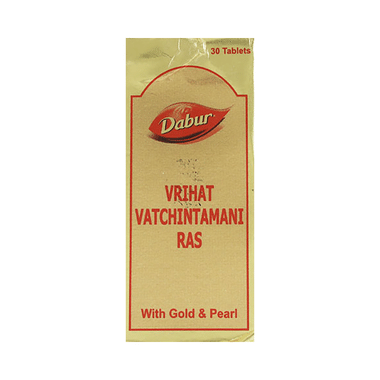 Dabur Vrihat Vatchintamani Ras With Gold And Pearl Tablet