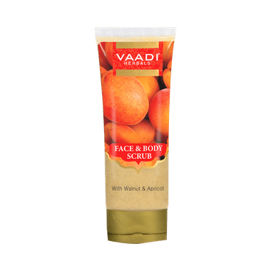 Vaadi Herbals Value Pack Of Face & Body Scrub With Walnut & Apricot