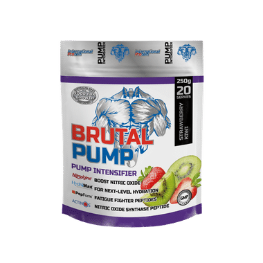International Protein Brutal Pump Powder Strawberry Kiwi