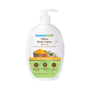 Mamaearth Ubtan Body Lotion For All Skin Types | Mineral Oil & Silicone-Free
