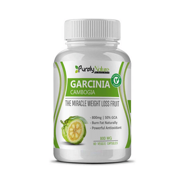 Purely Nature Garcinia Cambogia 800mg Veggie Capsules