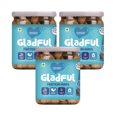 Gladful Protein Minis Cookie (150gm Each) Chocolate