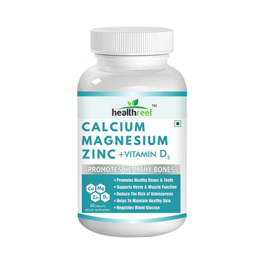 Healthreef Calcium Magnesium Zinc + Vitamin D3 Tablet