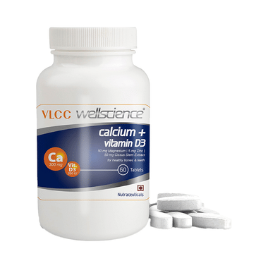 VLCC Wellscience Calcium + Vitamin D3 Tablet