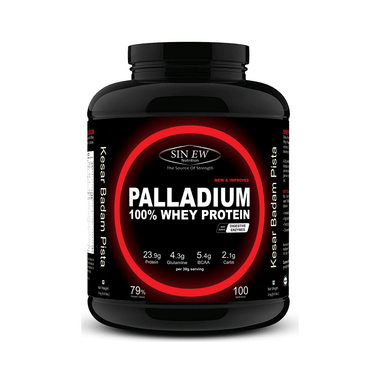 Sinew Nutrition Palladium 100% Whey Protein With Digestive Enzymes Kesar Pista Badam