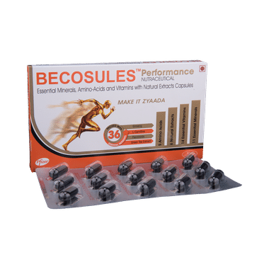 Becosules Performance Capsule With Minerals, Amino Acids & Vitamins