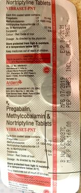 Vibraset PNT 75mg/10mg/1500mcg Tablet