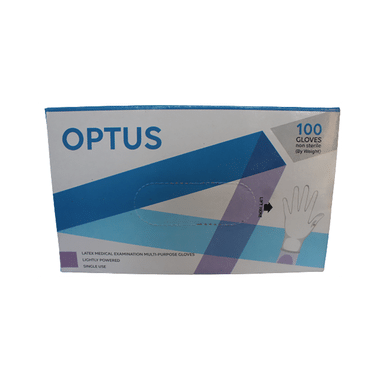 Optus Latex Medical Examination Multi-Purpose Glove Small