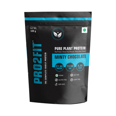 Pro2fit Minty Chocolate Pure Plant Protein (500gm Each)