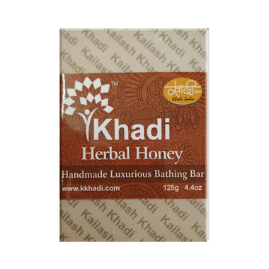 Khadi India Herbal Honey Handmade Luxurious Bathing Bar