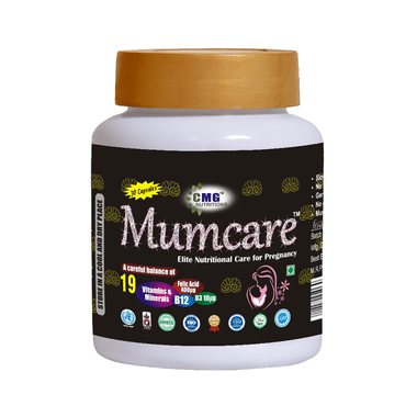 CMG Nutritions Mumcare Capsule Elite Nutritional Care For Pregnancy