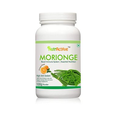 NutrActive Morionge-Organic Morionge Olifera Leaf Powder Orange
