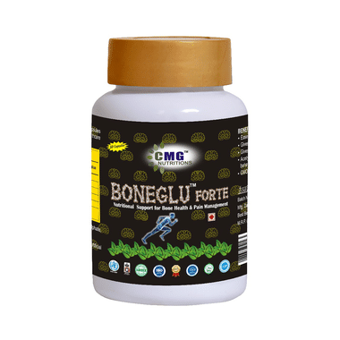 CMG Nutritions Boneglu Forte Capsule Nutritional Support For Bone Health & Pain Management