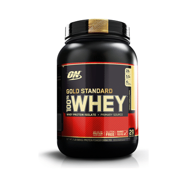 Optimum Nutrition (ON) Gold Standard 100% Whey Protein | For Muscle Recovery | No Added Sugar | Flavour Powder French Vanilla Creme