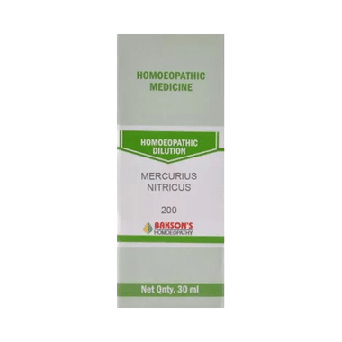 Bakson's Homeopathy Mercurius Nitricus Dilution 200