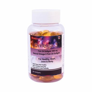 Novelsort's Omega 3, 300mg Fish Oil  Softgel Capsules