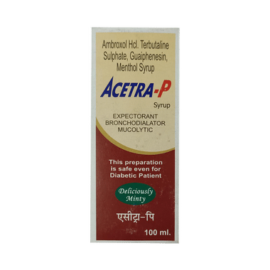 Acetra-P Syrup Deliciously Minty