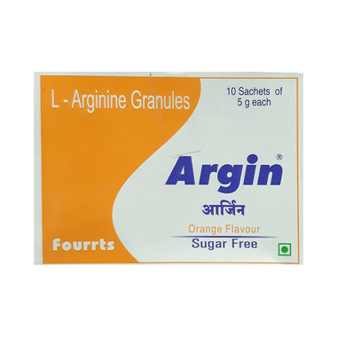 Argin Sachet Orange Sugar Free