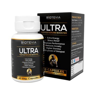 Biotevia Life Sciences Ultra Testosterone Booster Veg Capsule