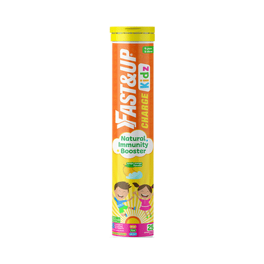 Fast&Up Charge Kidz Natural Immunity Booster | Flavour Magic Mango Effervescent Tablet