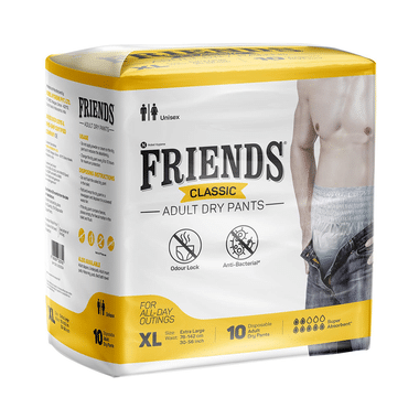 Friends Classic Anti-Bacterial & Anti-Rash Adult Unisex Dry Pants | Size XL