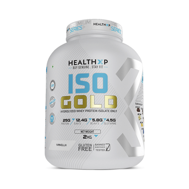 HealthXP Iso Gold Whey Protein Isolate Vanilla