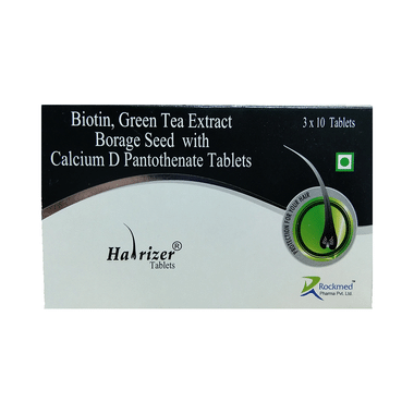 Hairizer Tablet With  Biotin, Green Tea Extract & Calcium