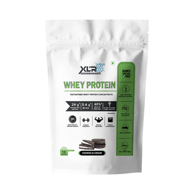 XLR8 Sports Nutrition Whey Protein Instantised Whey Protein Concentrate Cookies & Cream