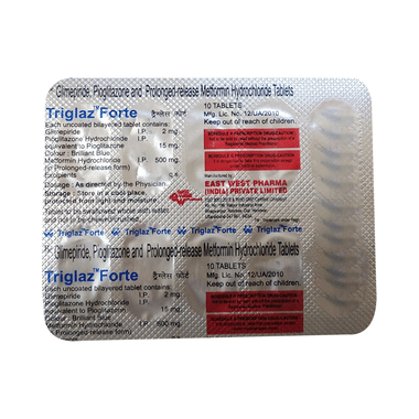 <span style='color:#626A7A'>Triglaz Forte Tablet PR</span>