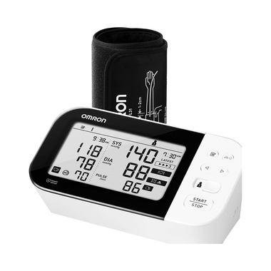 Omron White HEM 7361T Blood Pressure Monitor